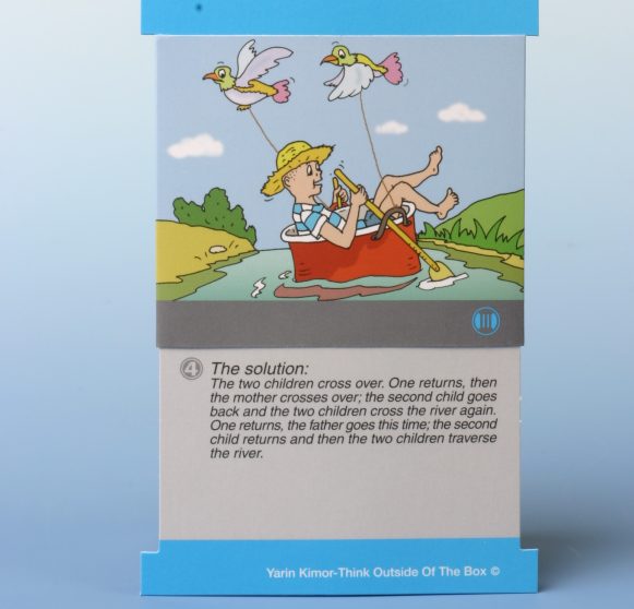 Riddle card from the kit "Think Outside The Box"